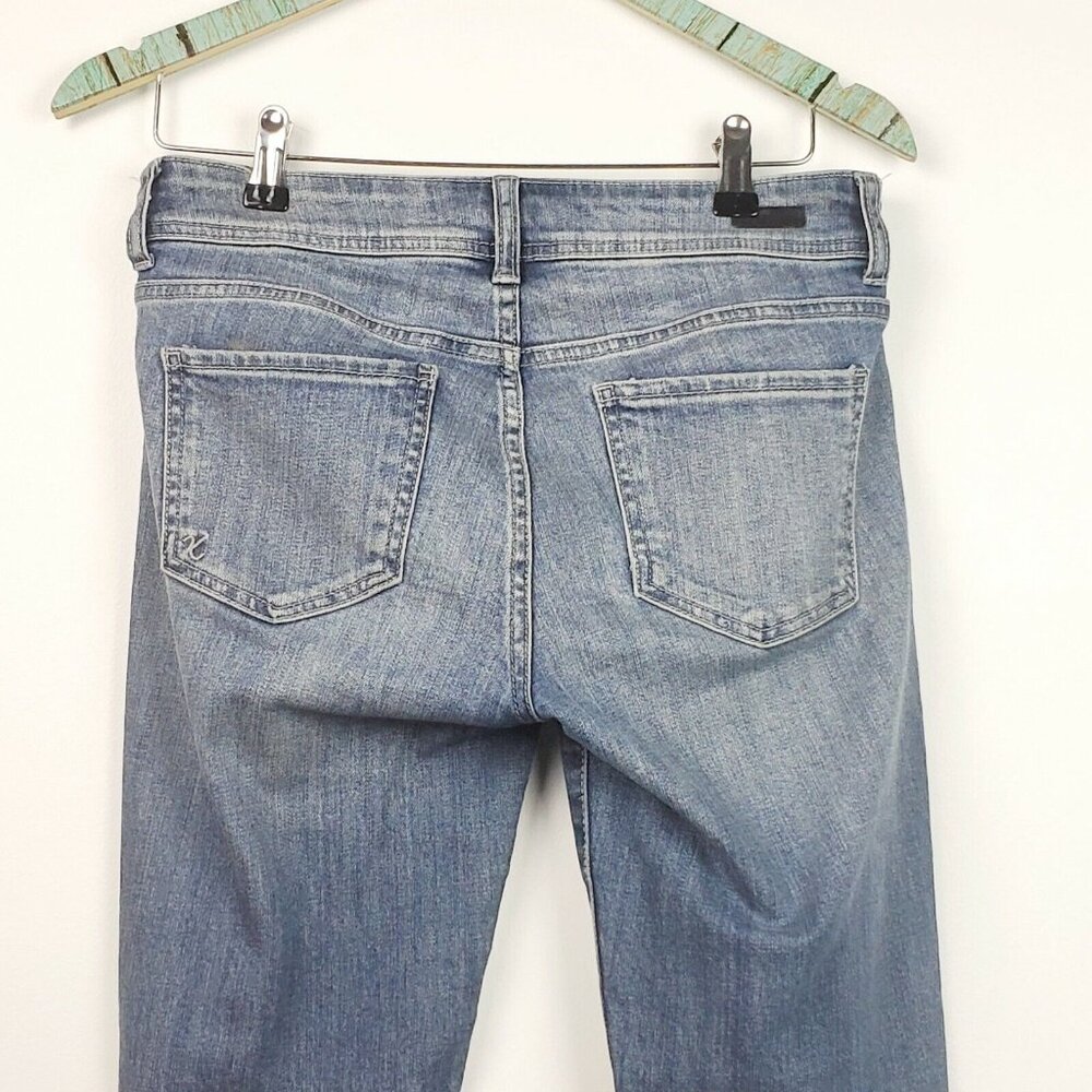 Kut From The Kloth Women's Jeans Cameron Straight Leg Cropped & Cuffed Sz 2 EUC - Picture 6 of 9